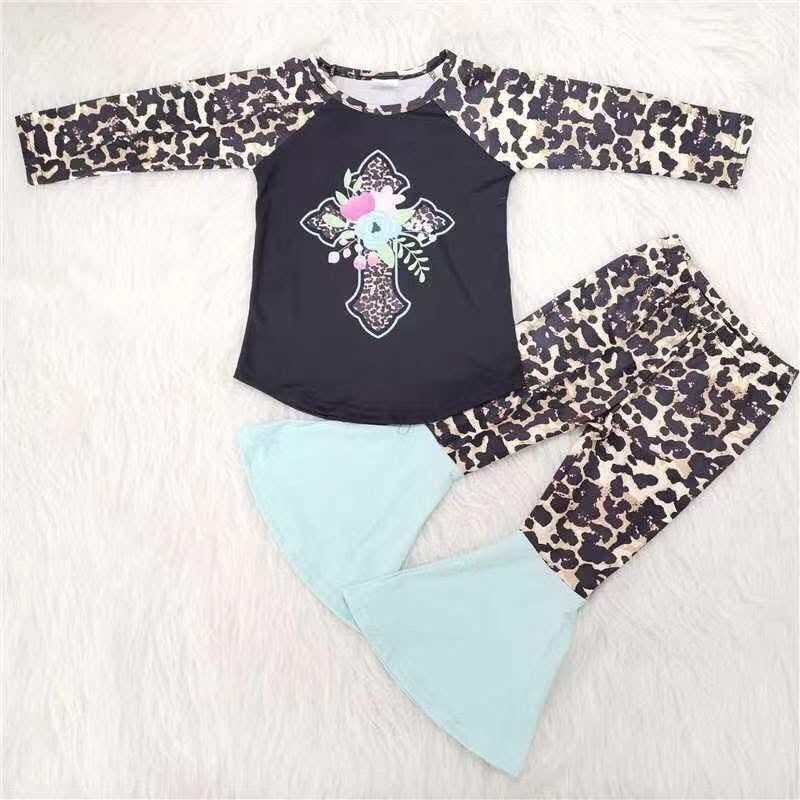 Flower Cross Bell Set