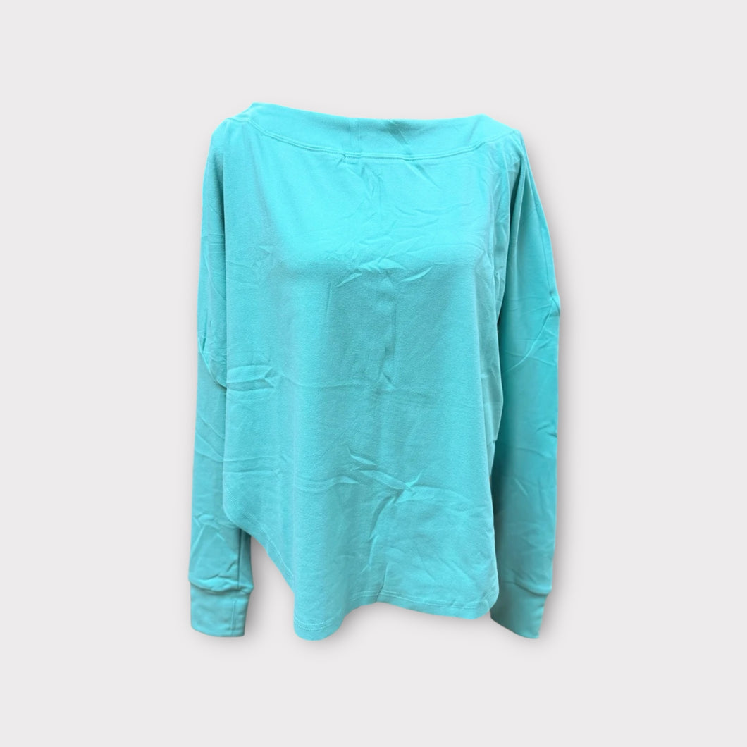 Zoey Athleisure Top - Aqua