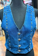 Load image into Gallery viewer, Pecos Queen Demin Vest
