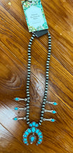 Load image into Gallery viewer, Western Way Necklace Turquoise
