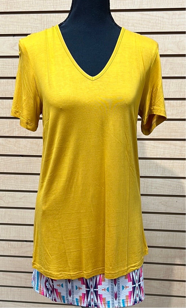 Crazy Train Forever Fave Basic Mustard Top