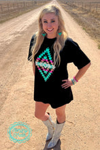 Load image into Gallery viewer, Turquoise Sands T-Shirt Dress
