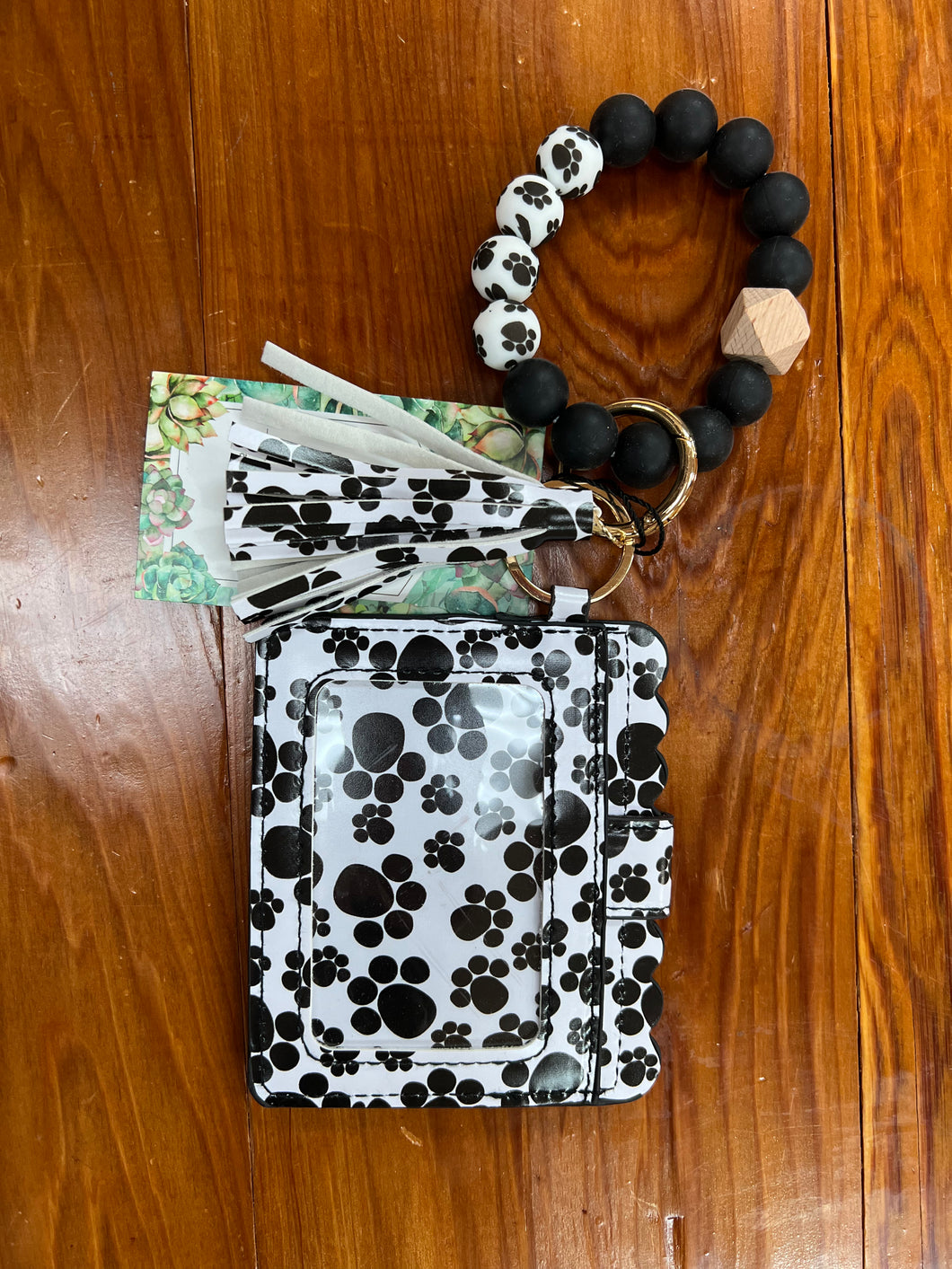 Wristlet Wallet- Paw-print