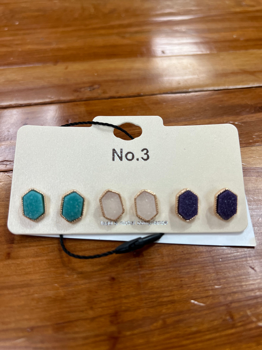 3 Piece Earring Set