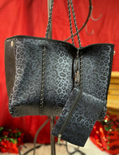 Load image into Gallery viewer, Leopard Neoprene Tote Bag
